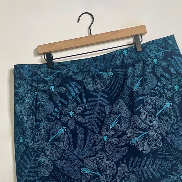 RIPSKIRT HAWAII Rip Skirt Length 2 Wrap Skirt Maui Moonlight Blue Floral XXL - Picture 4 of 16